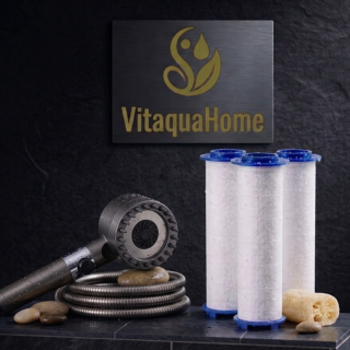 Pack de 3 Filtros para Cabezal de Ducha de Alta Presión VitaquaHome™