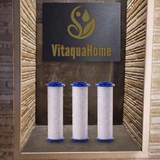 Pack de 3 Filtros para Cabezal de Ducha de Alta Presión VitaquaHome™
