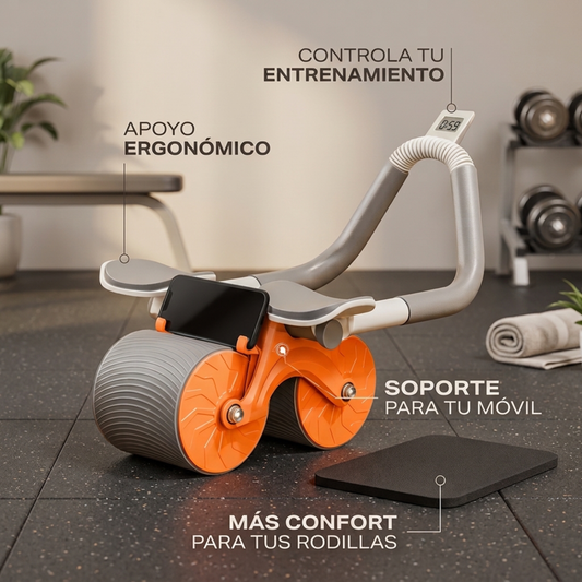 Rodillo Abdominal de Rutina Doméstica y Accesibilidad - VitaquaHome™