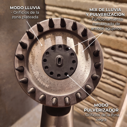 Cabezal de ducha de alta presión con filtro VitaquaHome™