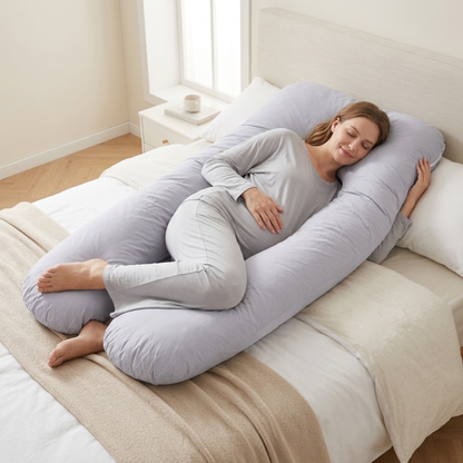 Almohada de Embarazo y Lactancia en U - VitaquaHome™